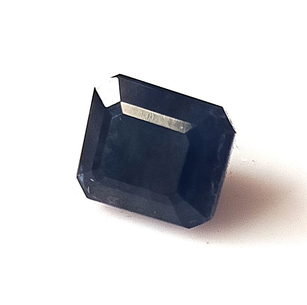 4.45 Carat 7.4X8.5X6.3 (WXLXB) Octagon Cut Natural Unheated Blue Sapphire