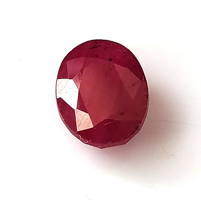 4.10 Carat 8X10X4.5 (WXLXD) Natural Oval Cut Mozambique Ruby