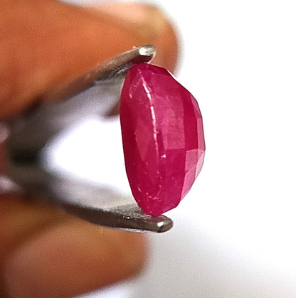 4.15 Carat 8X10X5.5 (WXLXD) Natural Oval Cut Mozambique Ruby