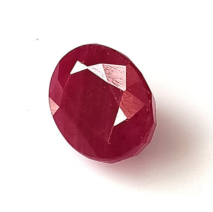 4.15 Carat 8X10X5.5 (WXLXD) Natural Oval Cut Mozambique Ruby