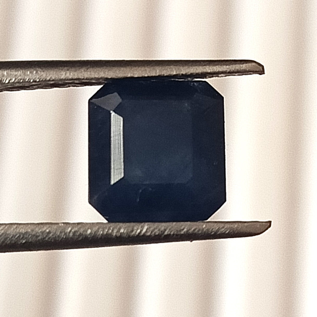 2.95 Carat 7X7X4.9 (WXLXB) Cushion Cut Natural Unheated Blue Sapphire