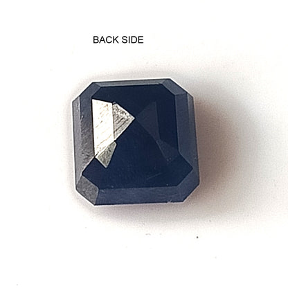 2.95 Carat 7X7X4.9 (WXLXB) Cushion Cut Natural Unheated Blue Sapphire