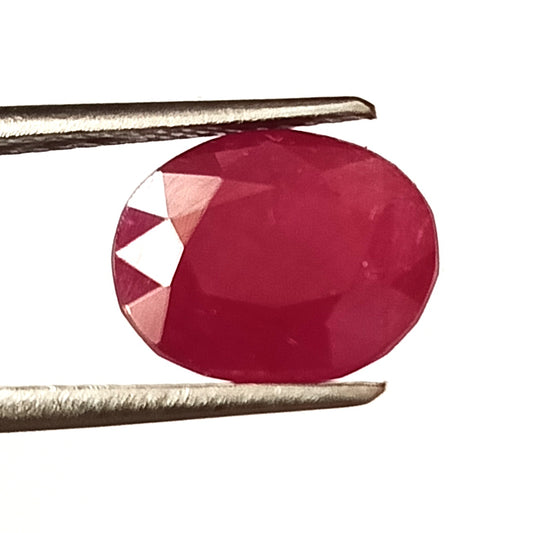 4.20 Carat 8X10X4.8 (WXLXD) Natural Oval Cut Mozambique Ruby