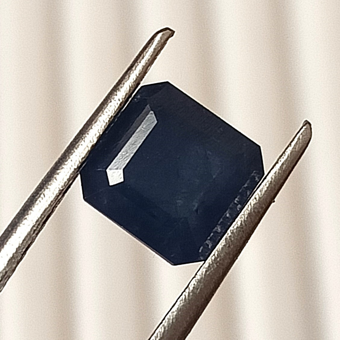 2.95 Carat 7X7X4.9 (WXLXB) Cushion Cut Natural Unheated Blue Sapphire