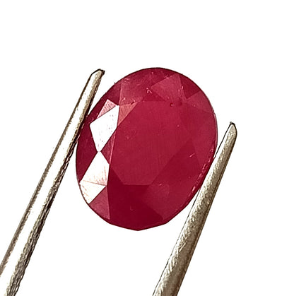 4.20 Carat 8X10X4.8 (WXLXD) Natural Oval Cut Mozambique Ruby