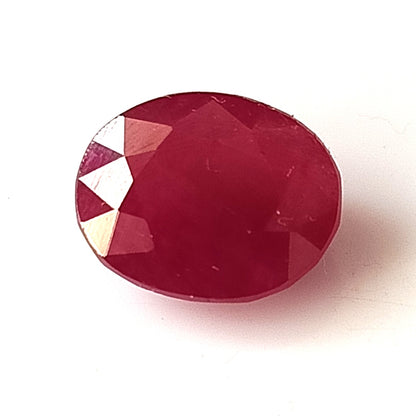 4.20 Carat 8X10X4.8 (WXLXD) Natural Oval Cut Mozambique Ruby