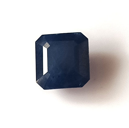 2.95 Carat 7X7X4.9 (WXLXB) Cushion Cut Natural Unheated Blue Sapphire