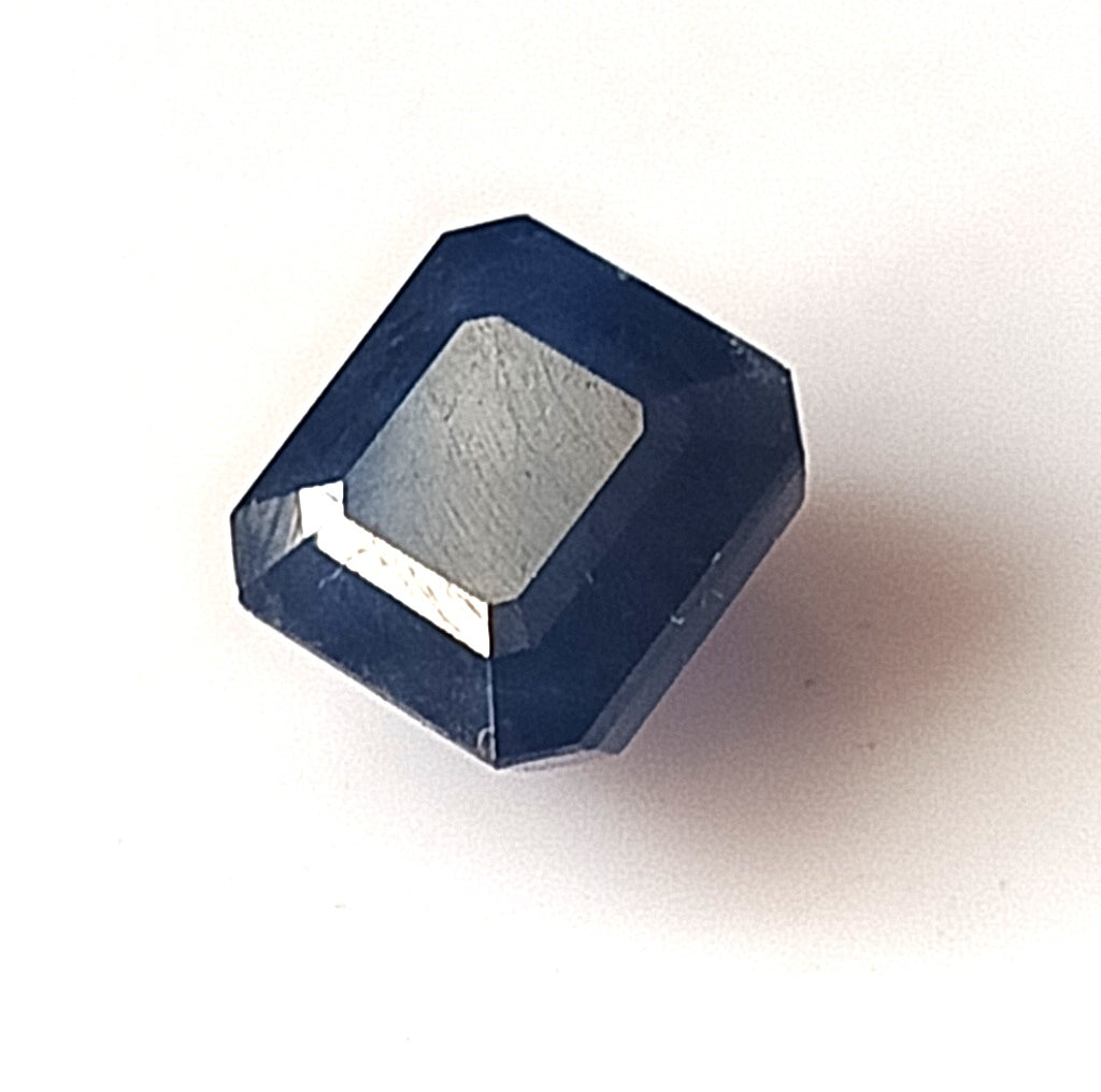 2.95 Carat 7X7X4.9 (WXLXB) Cushion Cut Natural Unheated Blue Sapphire