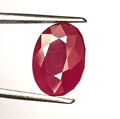 4.30 Carat 8.5X11X4.2 (WXLXD) Natural Oval Cut Mozambique Ruby