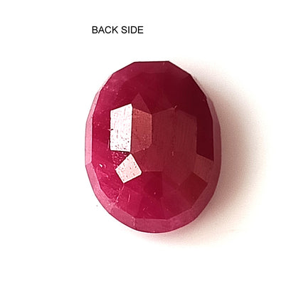 4.30 Carat 8.5X11X4.2 (WXLXD) Natural Oval Cut Mozambique Ruby