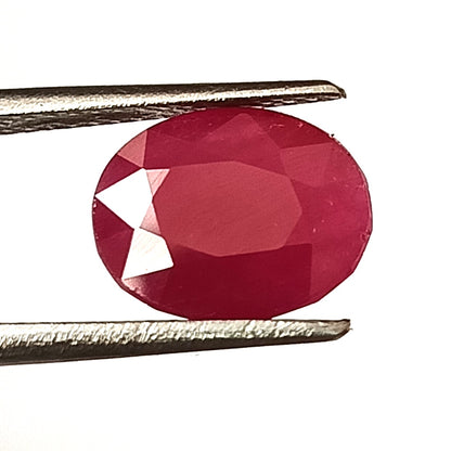 4.0 Carat 8X10X5 (WXLXD) Natural Oval Cut Mozambique Ruby