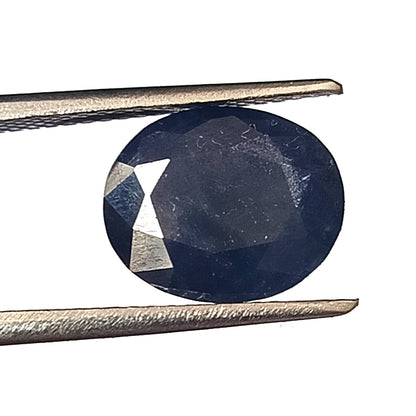 6.25 Carat 9X11X6 (WXLXB) Oval Cut Natural Unheated Blue Sapphire