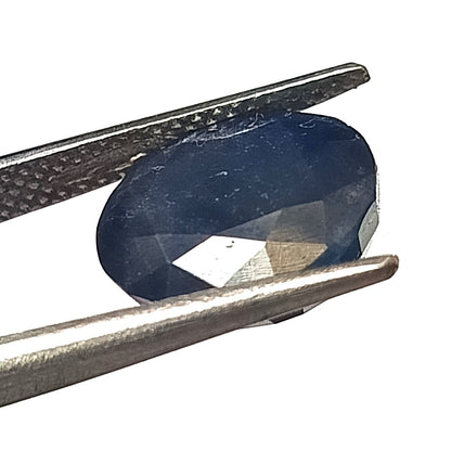 6.25 Carat 9X11X6 (WXLXB) Oval Cut Natural Unheated Blue Sapphire