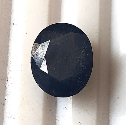 6.25 Carat 9X11X6 (WXLXB) Oval Cut Natural Unheated Blue Sapphire