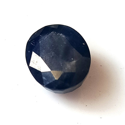 6.25 Carat 9X11X6 (WXLXB) Oval Cut Natural Unheated Blue Sapphire