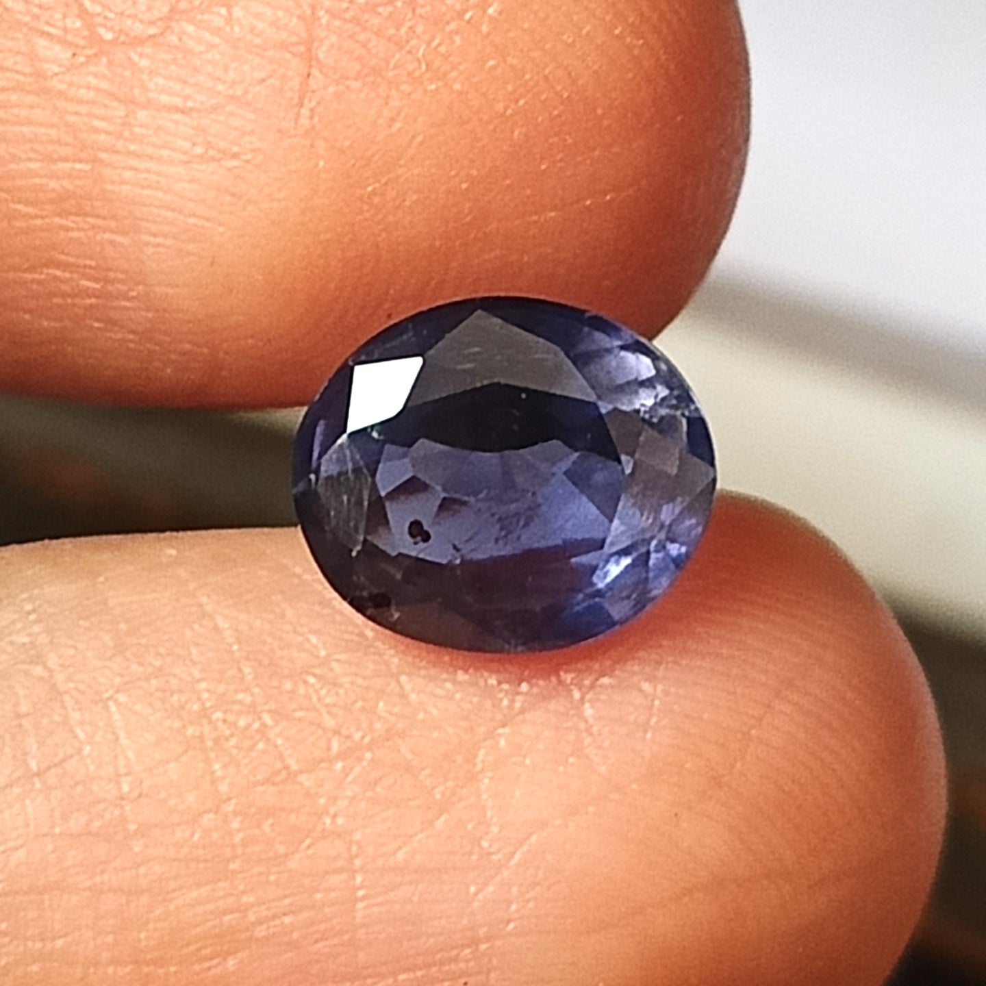 2.40 Carat 8X9.7X5 (WXLXD) Natural Faceted Oval Cut Iolite