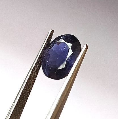 2.40 Carat 8X9.7X5 (WXLXD) Natural Faceted Oval Cut Iolite
