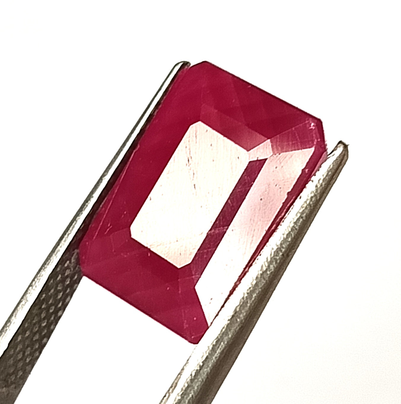8.50 Carat 10.5X13X5 (WXLXD) Natural Emerald Cut Mozambique Ruby
