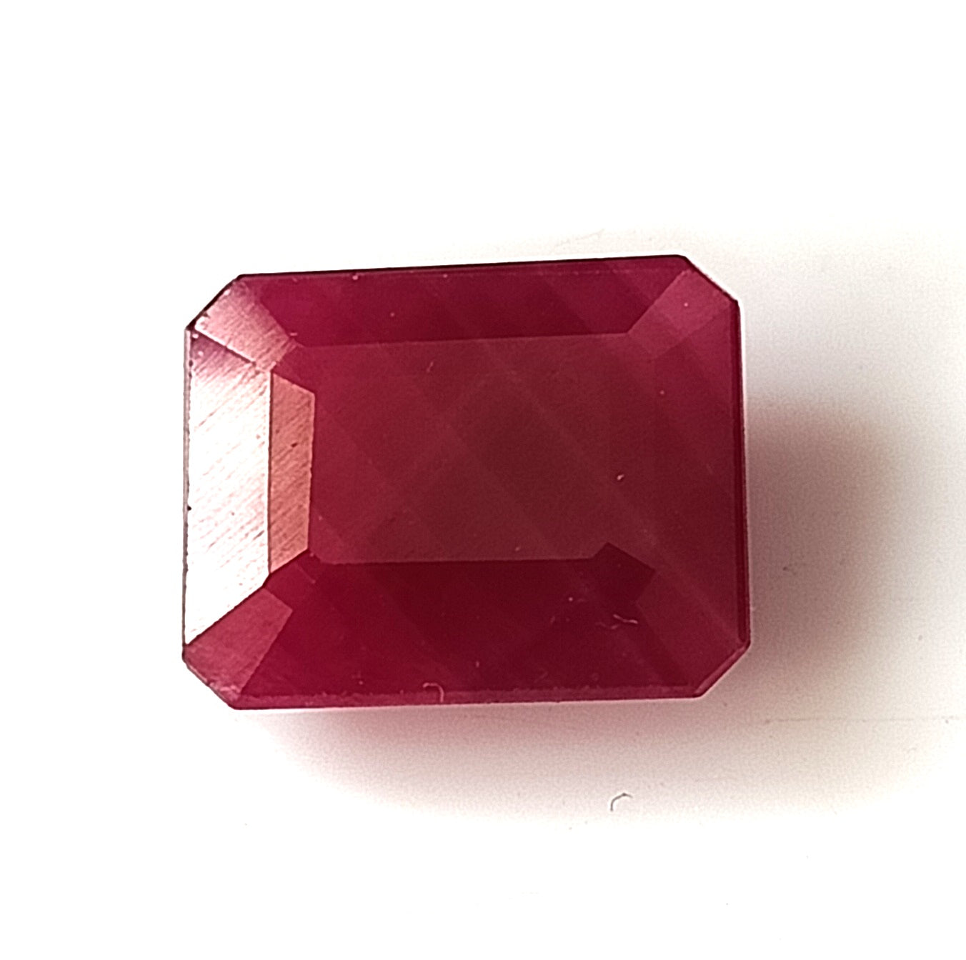 8.50 Carat 10.5X13X5 (WXLXD) Natural Emerald Cut Mozambique Ruby