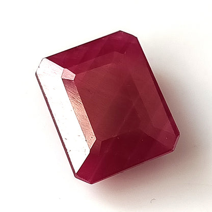 8.50 Carat 10.5X13X5 (WXLXD) Natural Emerald Cut Mozambique Ruby