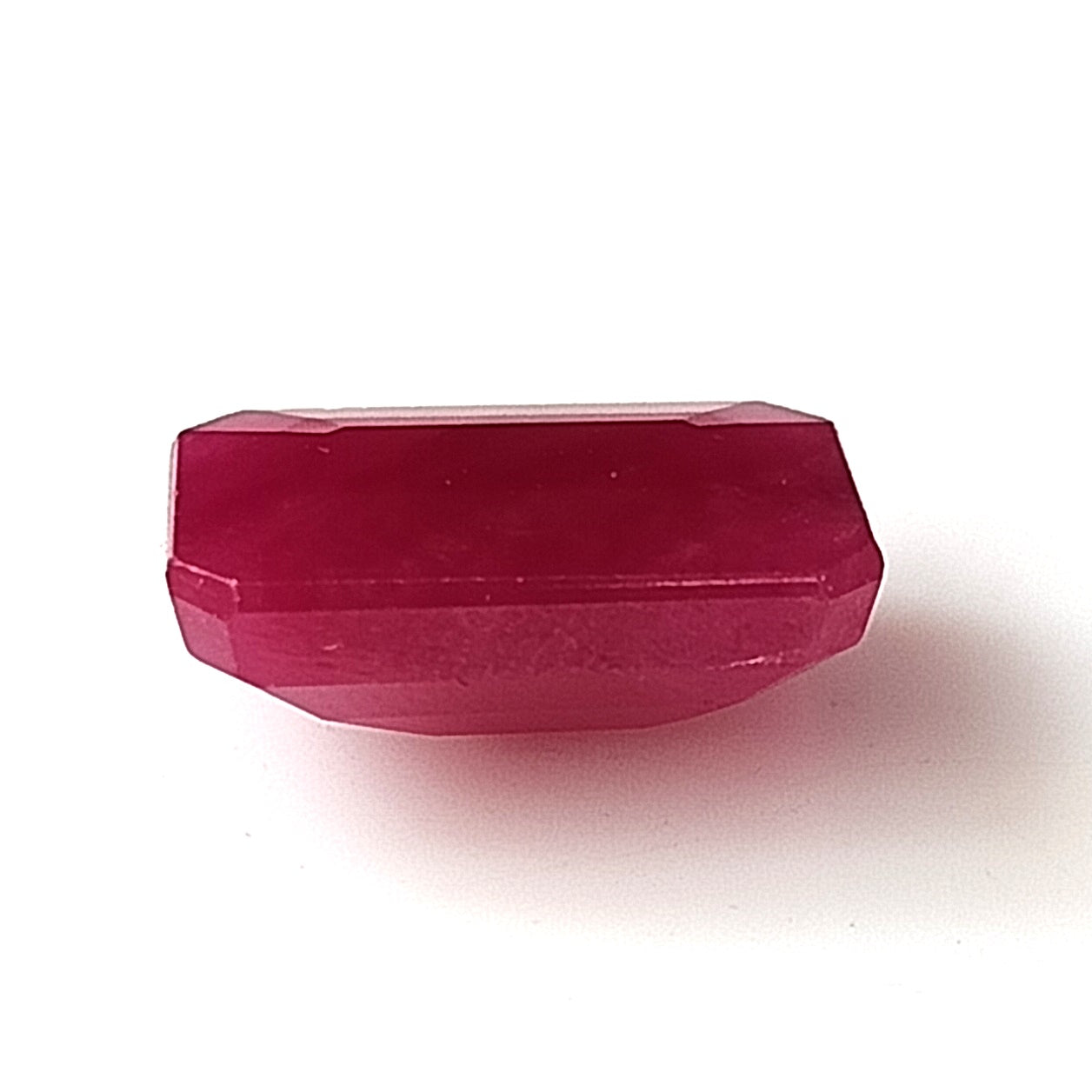 7.25 Carat 9.2X12.5X5.3 (WXLXD) Natural Emerald Cut Mozambique Ruby