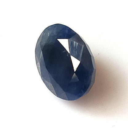 5.05 Carat 8X10.8X6 (WXLXB) Oval Cut Natural Unheated Blue Sapphire