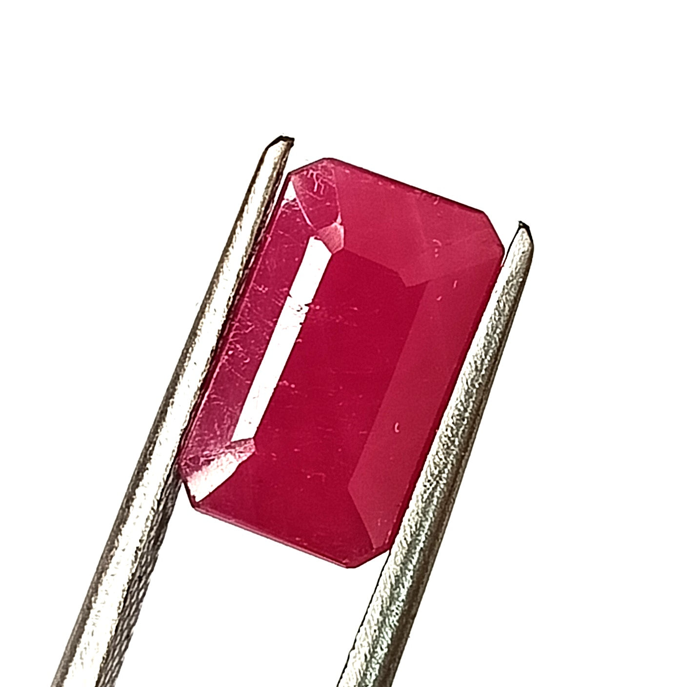 3.95 Carat 6.8X11X4.2 (WXLXD) Natural Emerald Cut Mozambique Ruby