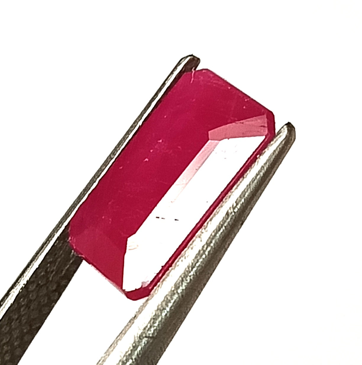 3.95 Carat 6.8X11X4.2 (WXLXD) Natural Emerald Cut Mozambique Ruby