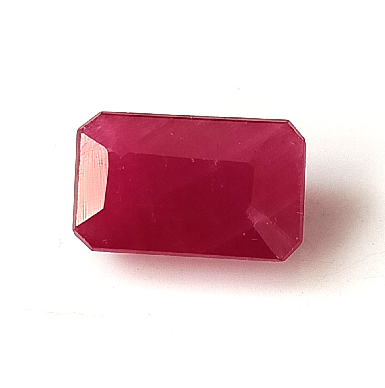 3.95 Carat 6.8X11X4.2 (WXLXD) Natural Emerald Cut Mozambique Ruby