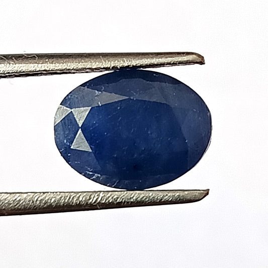 3.15 Carat 7X9XX5.2 (WXLXB) Oval Cut Natural Unheated Blue Sapphire