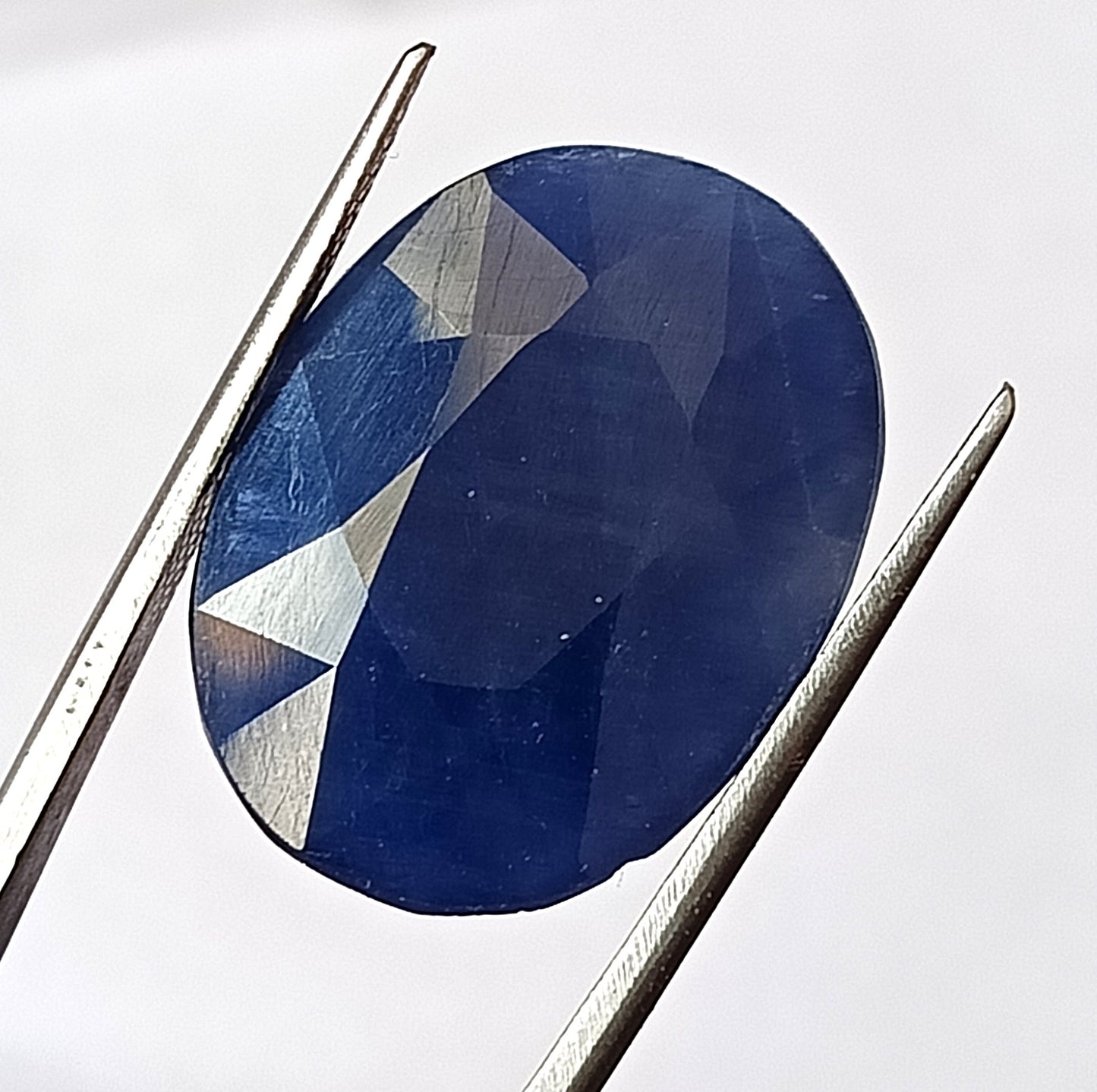 23.75 Carat 17X23X5.4 (WXLXB) Oval Cut Unheated Natural Blue Sapphire