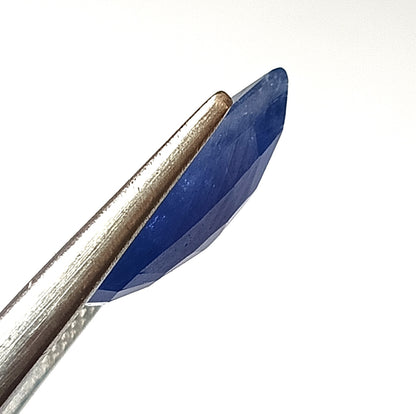 8.65 Carat 11.5X17X5 (WXLXB) Pear Shaped Unheated Natural Blue Sapphire