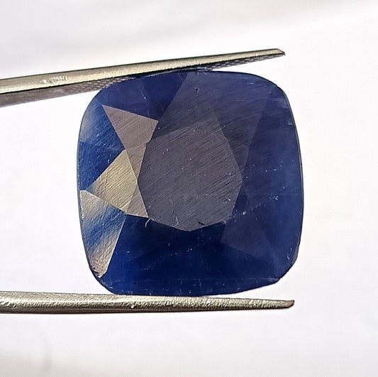 31.45 Carat 19.4X19.8X6.5 (WXLXB) Cushion Cut Natural Unheated Blue Sapphire