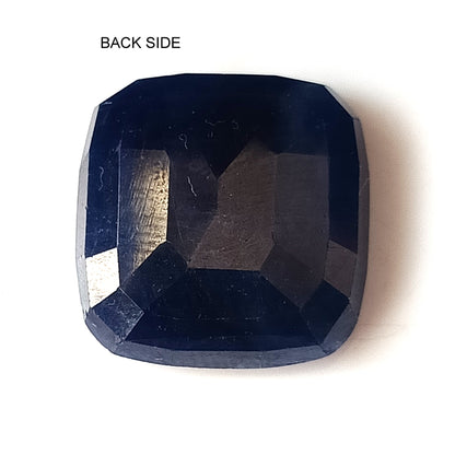 31.45 Carat 19.4X19.8X6.5 (WXLXB) Cushion Cut Natural Unheated Blue Sapphire