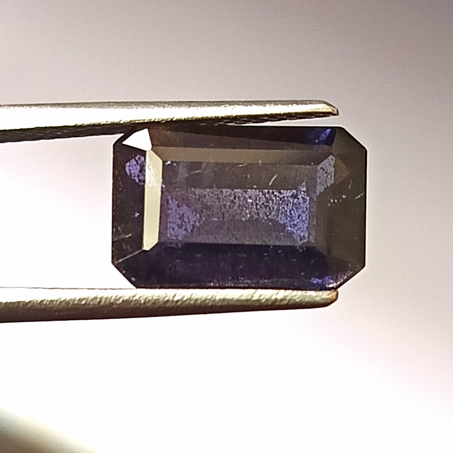 3.0 Carat 7.5X11.5X4.7 (WXLXD) Natural Faceted Emerald Cut Iolite