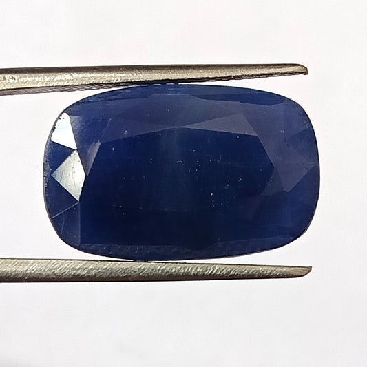 14 Carat 11.8X18.5X5.5 (WXLXB)  Elongated Cushion Cut Natural Unheated Blue Sapphire