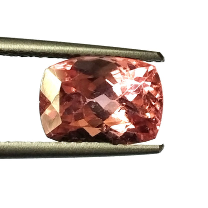 3.25 Carat 7x10x6.2 (WXLXD) Natural Elongated Cushion Cut Pink Colour Tourmaline Gemstone
