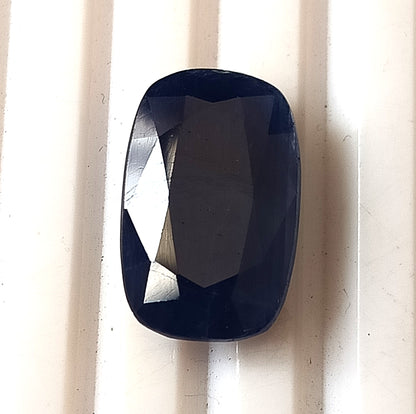14 Carat 11.8X18.5X5.5 (WXLXB)  Elongated Cushion Cut Natural Unheated Blue Sapphire