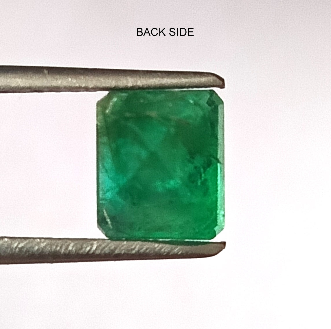 1.65 Carat 6X7X5.5 (WXLXD) Natural Emerald Cut Zambian Emerald