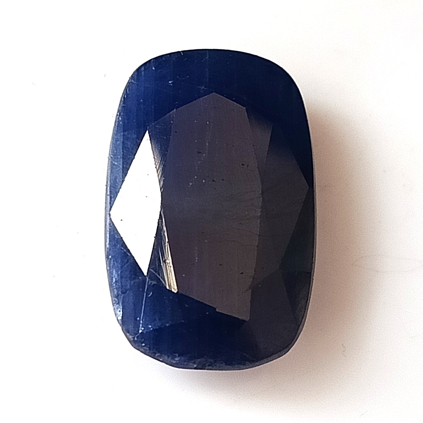 14 Carat 11.8X18.5X5.5 (WXLXB)  Elongated Cushion Cut Natural Unheated Blue Sapphire