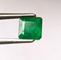 0.90 Carat 5.4X5.4X3.9 (WXLXD) Natural Cushion Cut Zambian Emerald