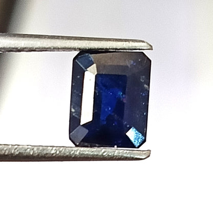 2.0 Carat 5.8X7X4.5 (WXLXD) Natural Unheated Australian Emerald Cut Blue Sapphire