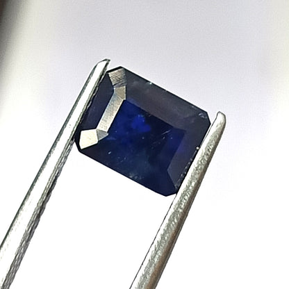 2.0 Carat 5.8X7X4.5 (WXLXD) Natural Unheated Australian Emerald Cut Blue Sapphire