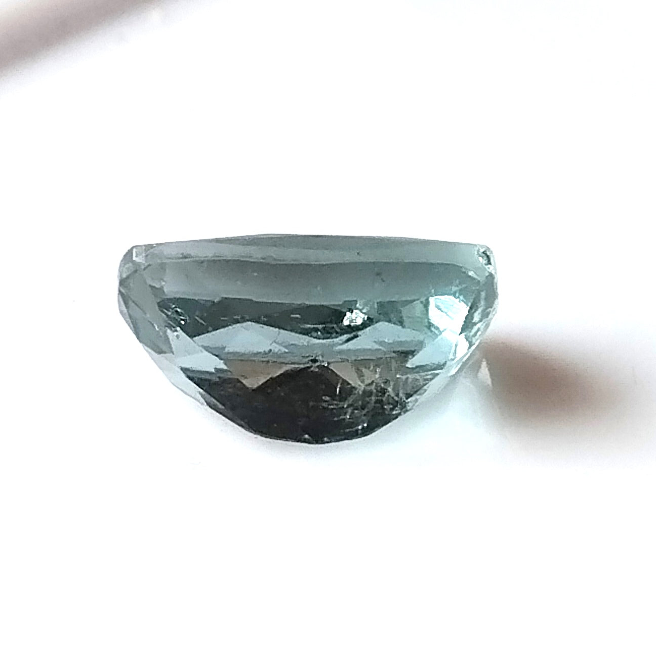 1.75 Carat 5.6X9.2X4.5 (WXLXD) Natural Elongated Cushion Cut Aqua/Lagoon Colour Tourmaline Gemstone