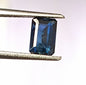 1.15 Carat 4.5X6.6X3.1 (WXLXD) Natural Unheated Emerald Cut Australian Blue Sapphire