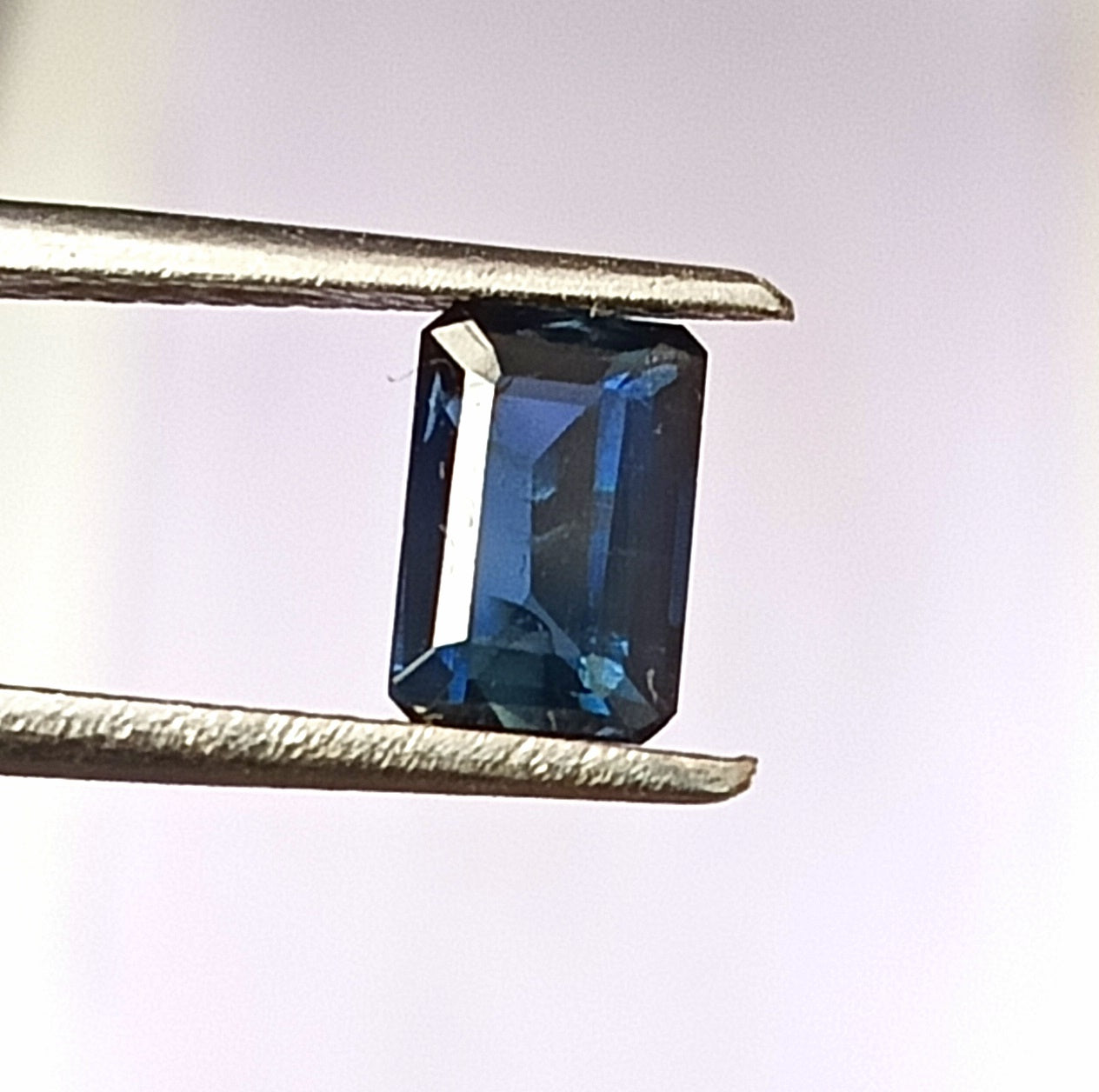 1.15 Carat 4.5X6.6X3.1 (WXLXD) Natural Unheated Emerald Cut Australian Blue Sapphire