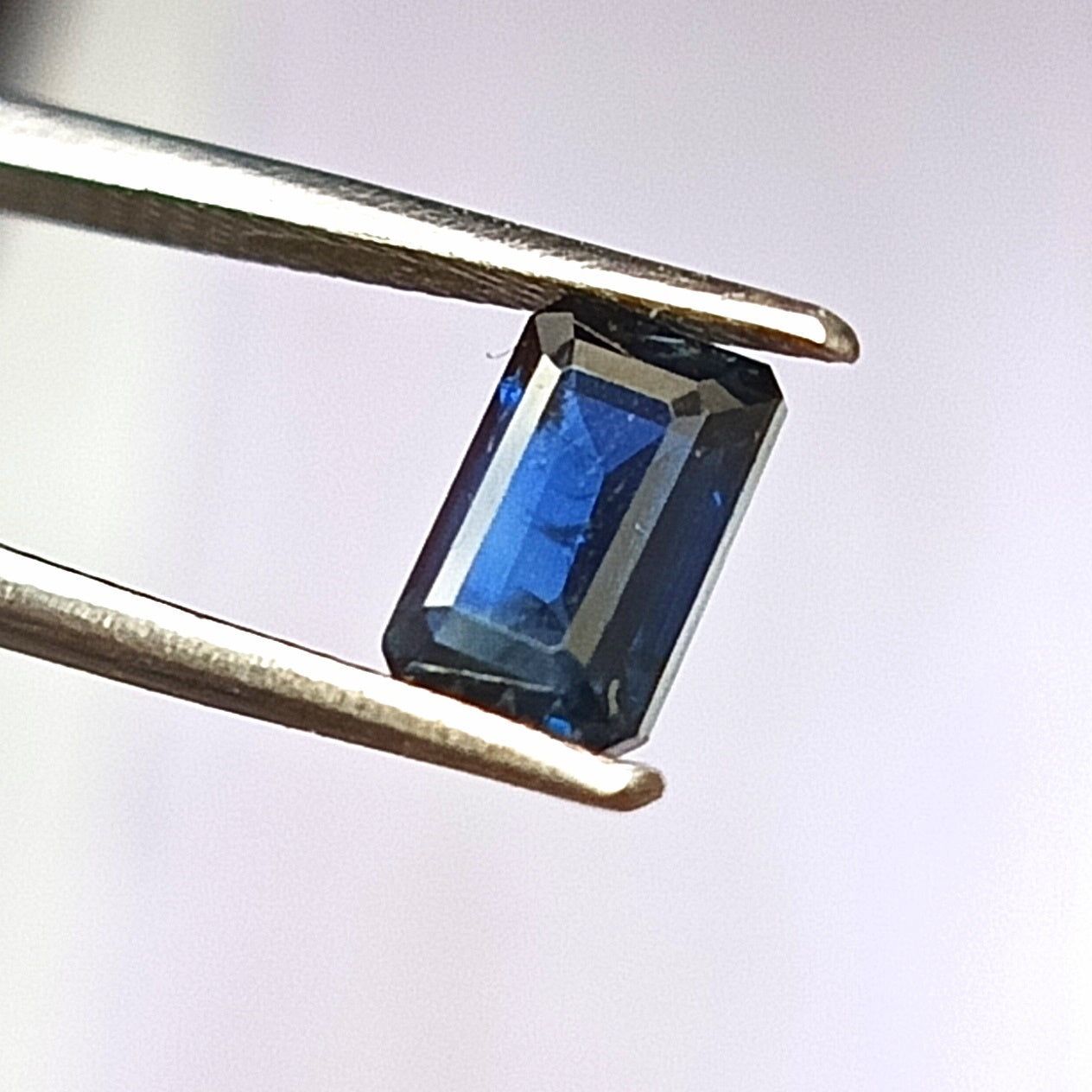 1.15 Carat 4.5X6.6X3.1 (WXLXD) Natural Unheated Emerald Cut Australian Blue Sapphire