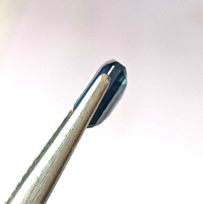 1.15 Carat 4.5X6.6X3.1 (WXLXD) Natural Unheated Emerald Cut Australian Blue Sapphire