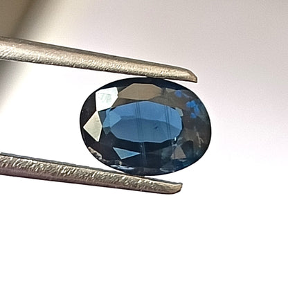 1.25 Carat 6X8X2.7 (WXLXD) Natural Unheated Oval Cut Australian Blue Sapphire