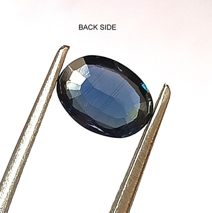 1.25 Carat 6X8X2.7 (WXLXD) Natural Unheated Oval Cut Australian Blue Sapphire